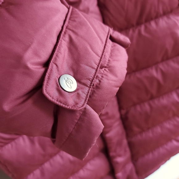 **SOLD** NWT Winter Coat, Down and Feather, Burgundy-Wine, Medium - Picture 5 of 12